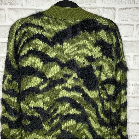 Anthropologie Greylin Jules Army Knit 
Cardigan Sweater Army Green - Picture 7 of 8